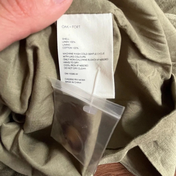 NWT 100% LINEN/LIN RELAXED FIT BLAZER - Picture 9 of 9